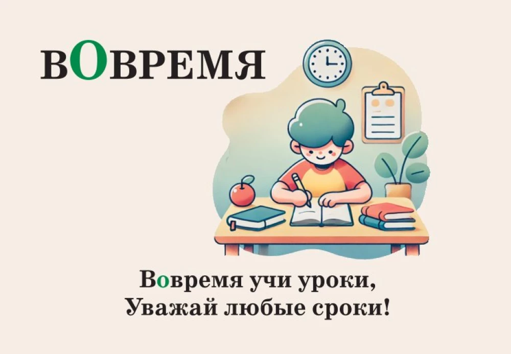 Mnemonic Cards on the Russian Language. Accents